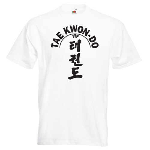 ITF Taekwondo T-shirt 21-black-on-white