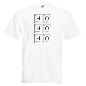 Ho Ho Ho X1 black on white Tshirts