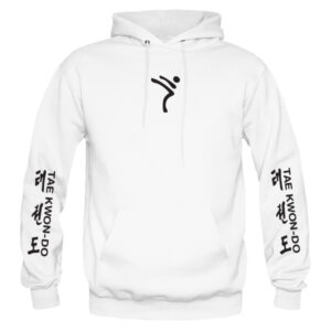 ITF-tkd-black-on-white-hoodies-front