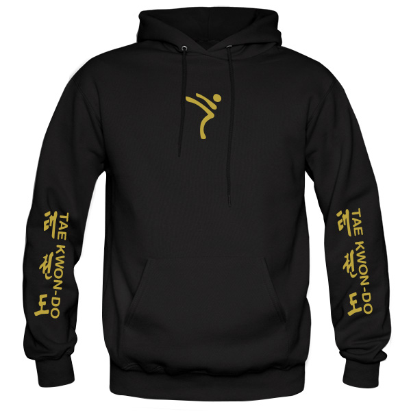 top selling hoodie Kicking-man.uk ITF Taekwon-do Black Hoodie