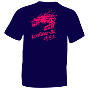 Fluorescent Pink Dragon T-Shirt