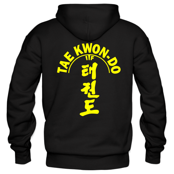 Fluorescent Yellow Taekwondo Hoodie