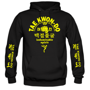 Fluorescent Yellow Taekwondo Hoodie